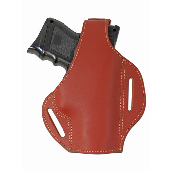 Leather Pancake Holster For Compact And Subcompact Pistols