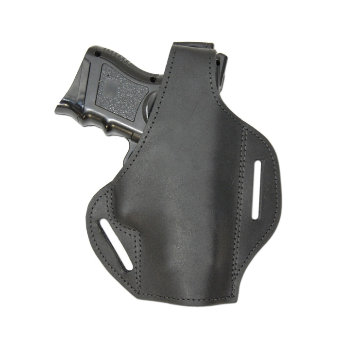 Leather Pancake Holster For Compact And Subcompact Pistols