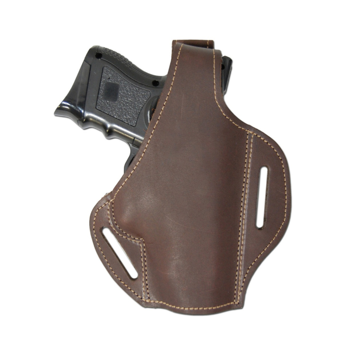 Leather Pancake Holster For Compact And Subcompact Pistols