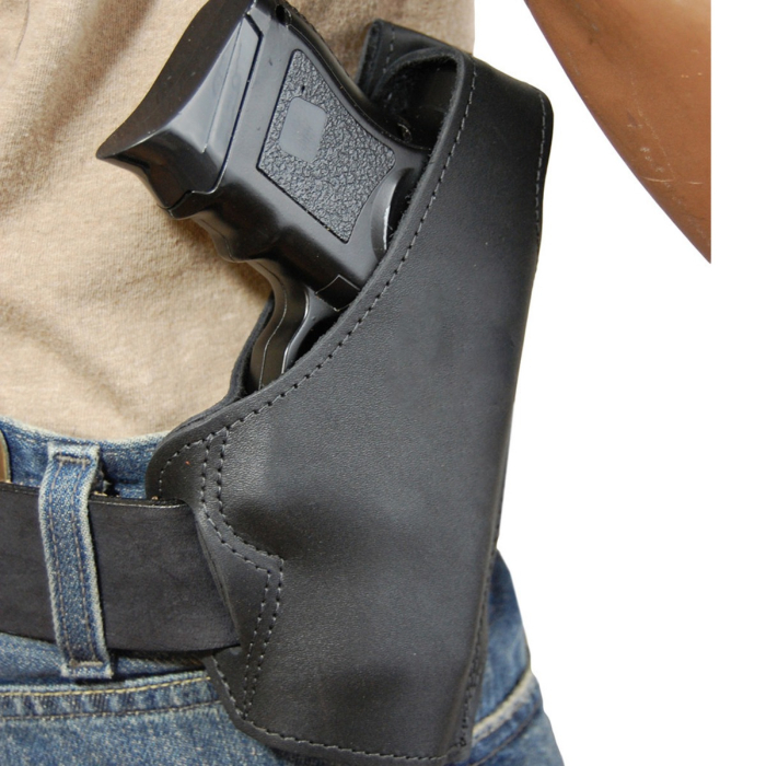 Leather Pancake Holster For Compact And Subcompact Pistols