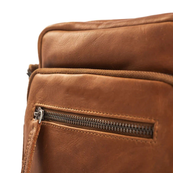 Cognac Birmingham Brown Leather Shoulder Bag 