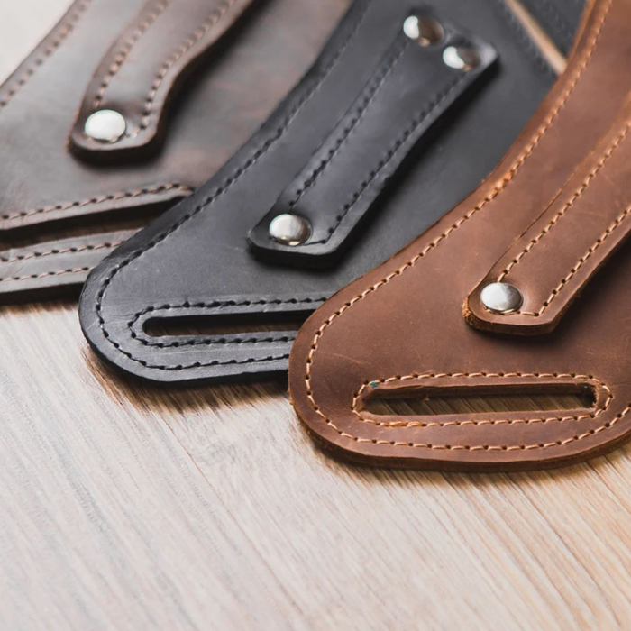 Leather Slider Holster – Gun Belt Slide Holster for Revolvers & Pistols (Fits Smith & Wesson Models)