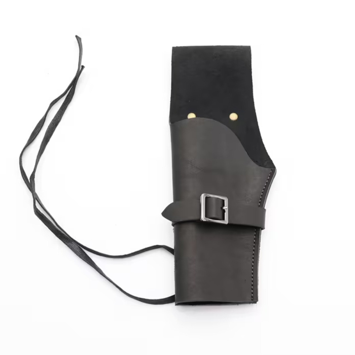 Western Leather Drop Leg Revolver Holster