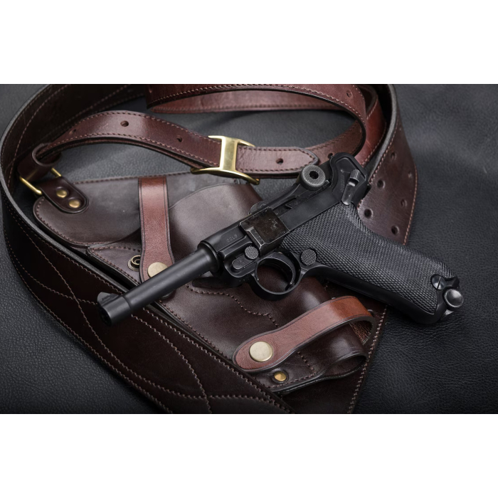 Luger P08 Vintage Leather Belt Holster