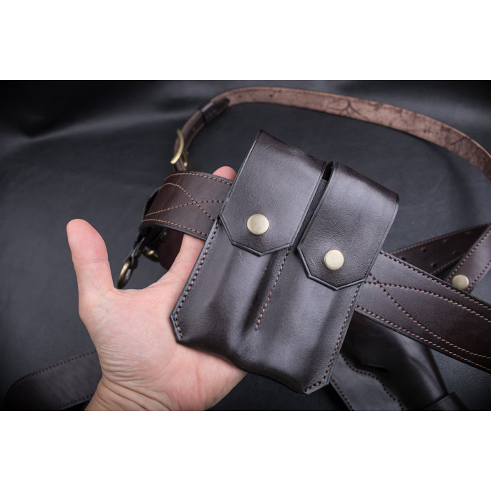 Luger P08 Vintage Leather Belt Holster