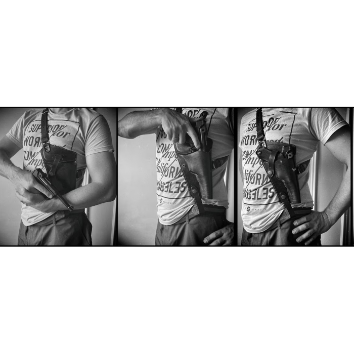 Luger P08 Vintage Leather Belt Holster