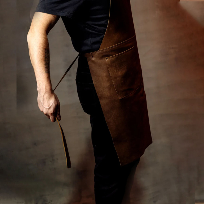 Personalized Leather Utility Apron