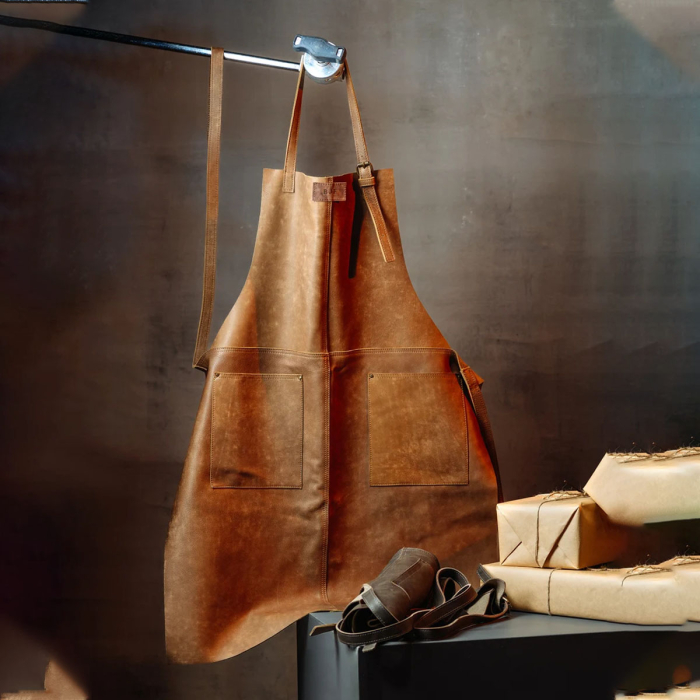 Personalized Leather Utility Apron