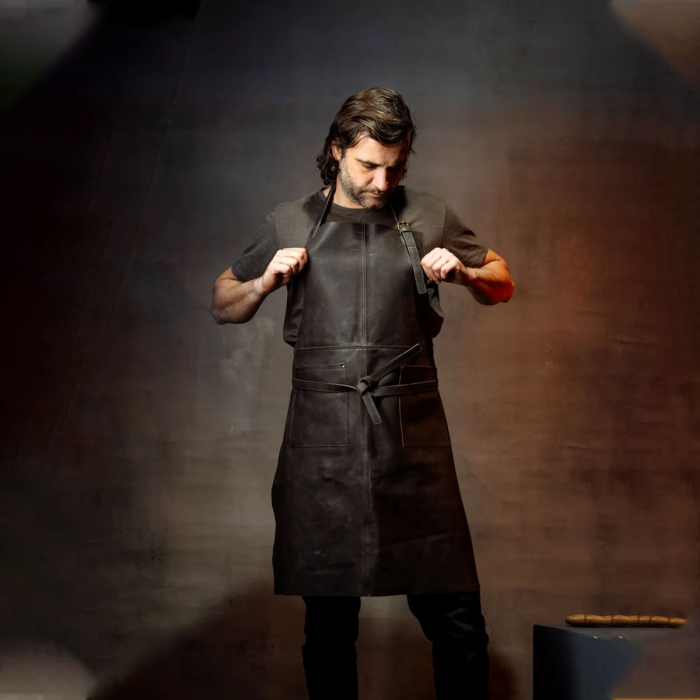 Personalized Leather Utility Apron