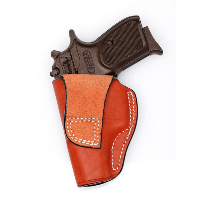 Brown Minimalist Belt Holster Open Top