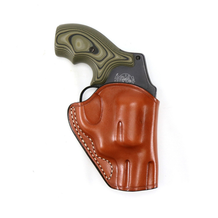 Minimalist OWB Leather Holster For Smith Wesson 442 J Frame