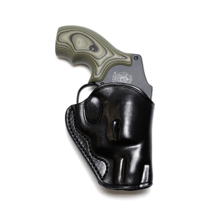 Minimalist OWB Leather Holster For Smith Wesson 442 J Frame