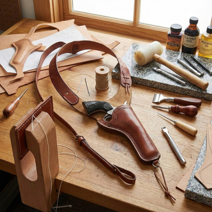 Model “P” / Thunderer® Leather Shoulder Holster