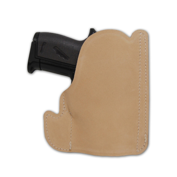 Natural Tan Leather Ambidextrous Pocket Holster