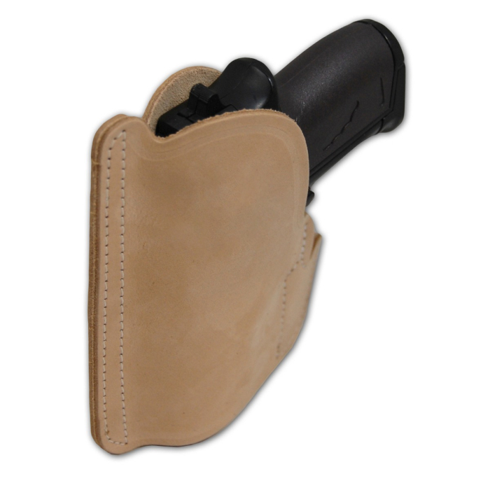 Natural Tan Leather Ambidextrous Pocket Holster