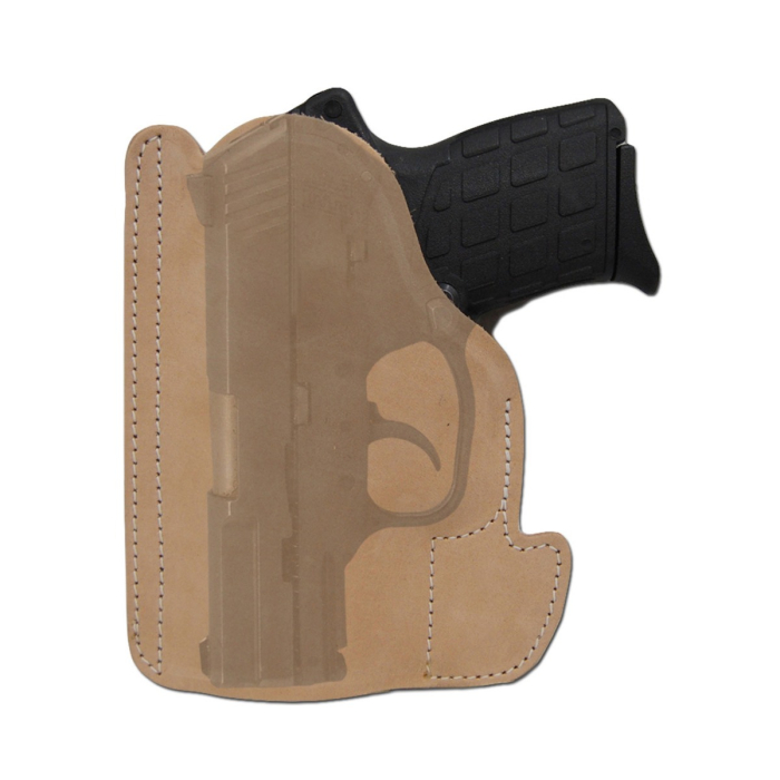 Natural Tan Leather Ambidextrous Pocket Holster