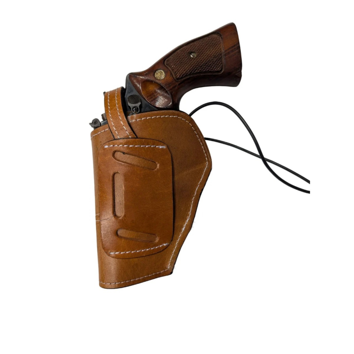 Open Bottom Crossdraw OWB Leather Holster