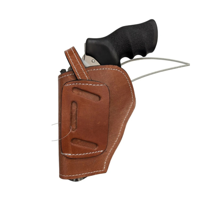 Open Bottom OWB Leather Holster