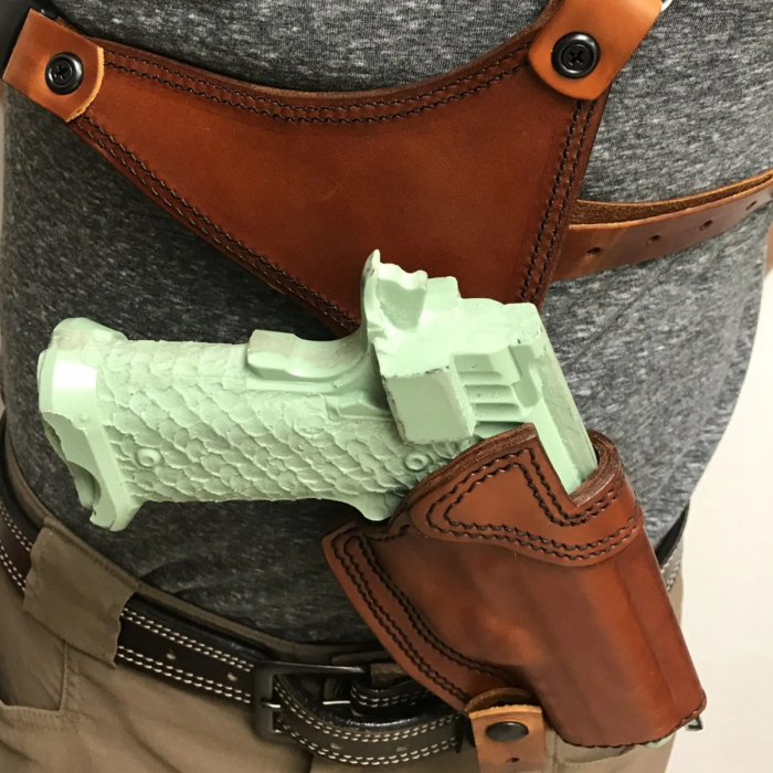 Leather Alaska Style Chest Holster