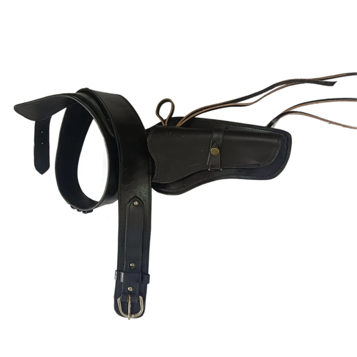 Leather Double Holster Gun Belt Rig