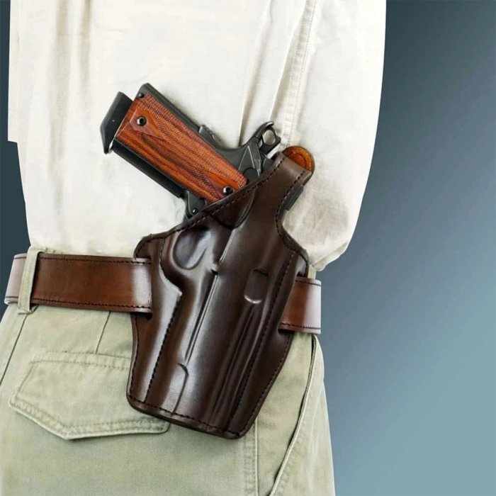 OWB Leather 1911 Holster – Thumb Break