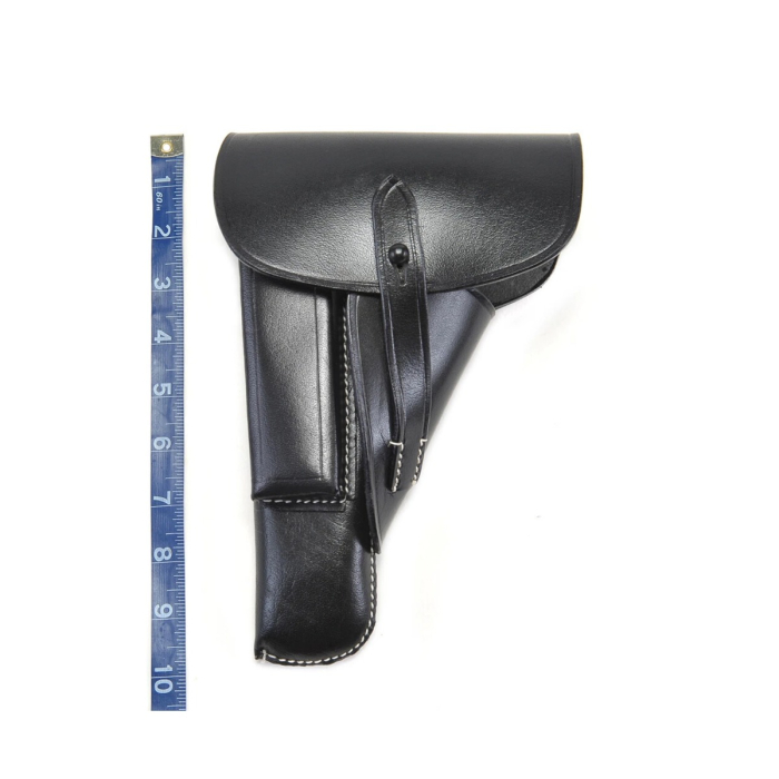 Black Leather OWB Flap Holster