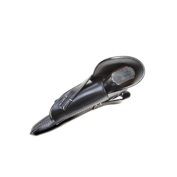 Black Leather OWB Flap Holster