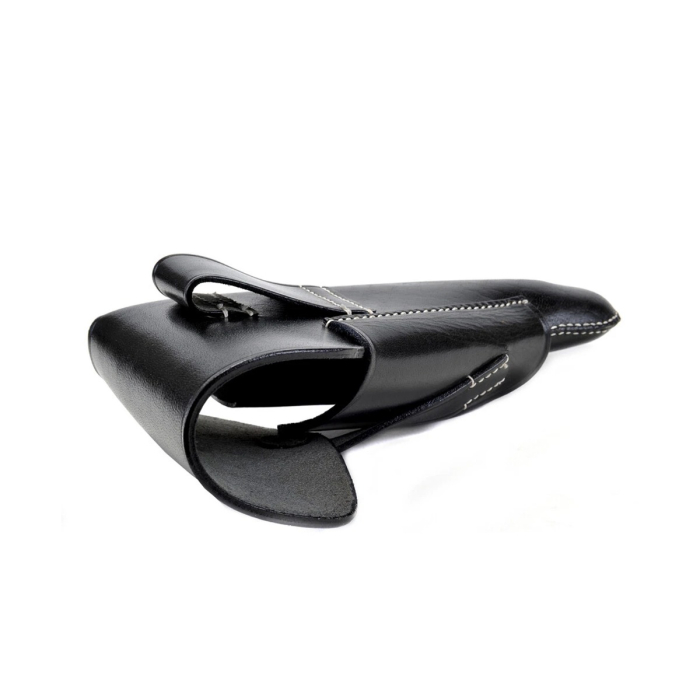 Black Leather OWB Flap Holster