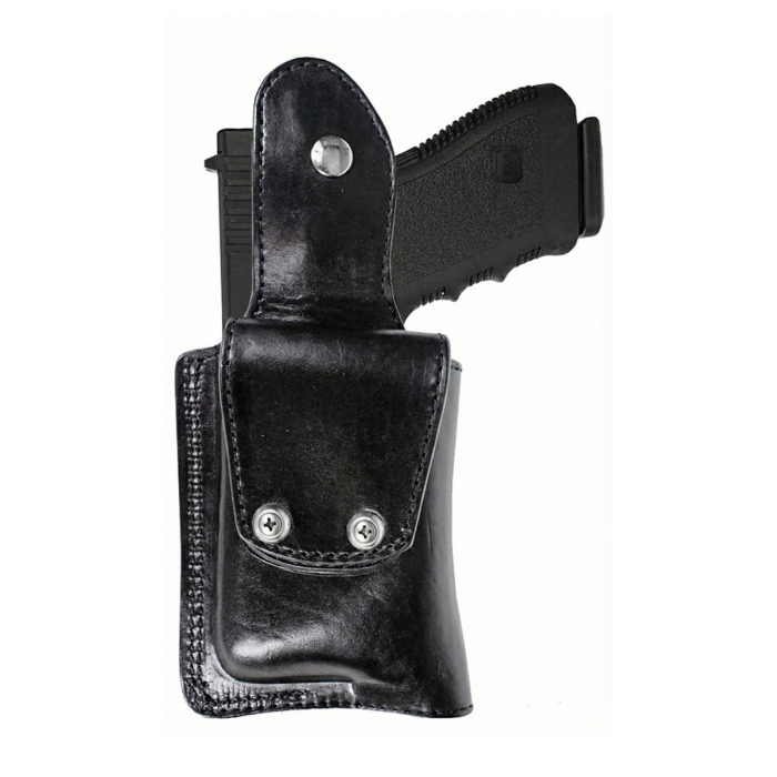 Black Police Duty Holster for 2 1/4 Duty Belt