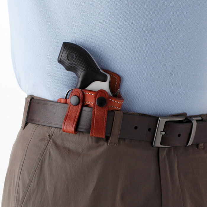 Premium Leather IWB Holster With Belt Straps