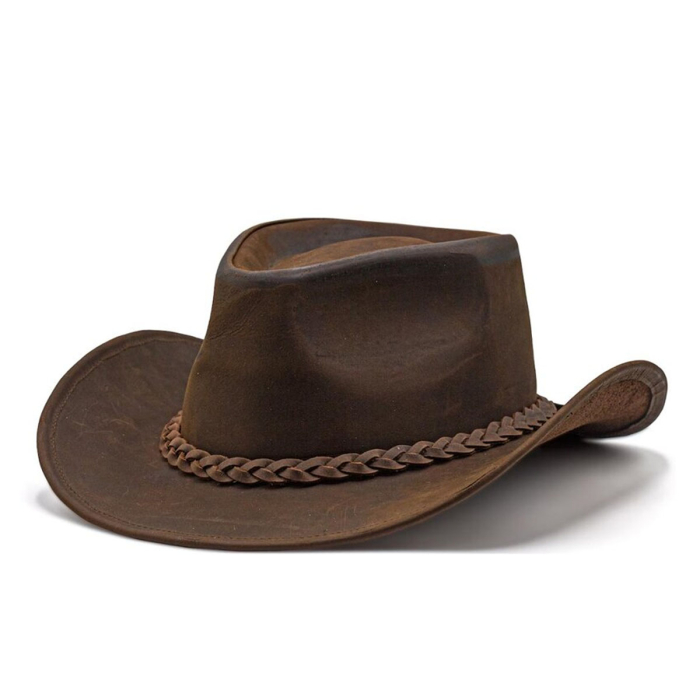 Personalized Durable Leather Cowboy Hat