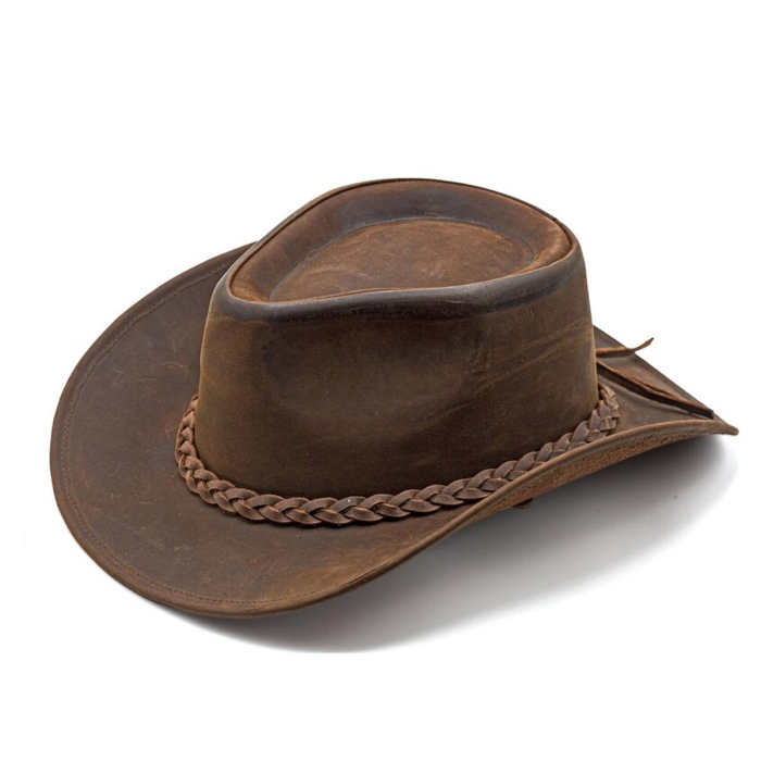 Personalized Durable Leather Cowboy Hat