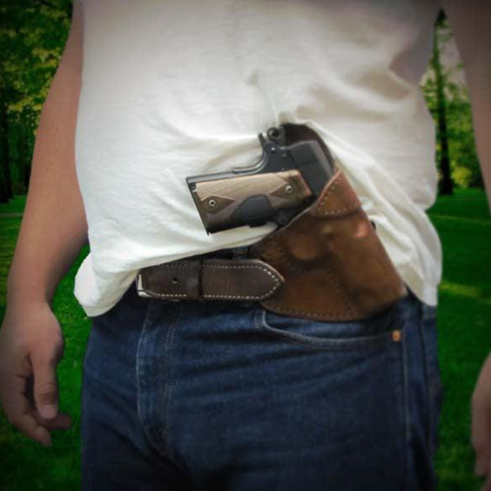 Regulator OWB Tan Leather Cross Draw Holster