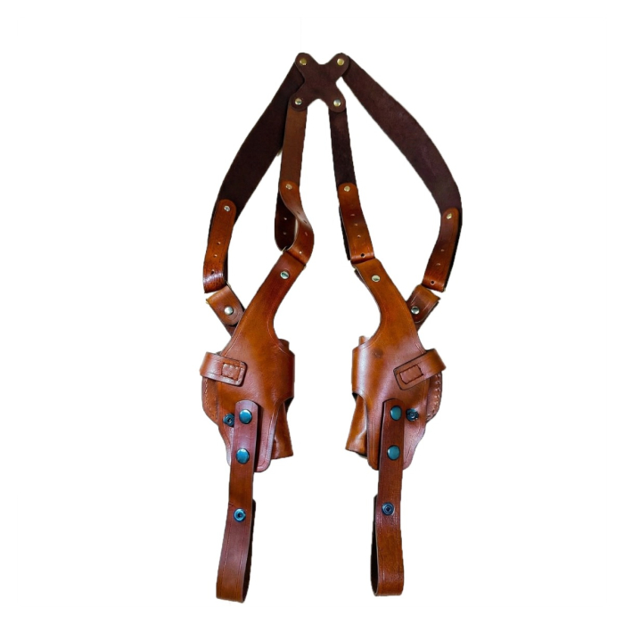 Premium Leather Roto Double Shoulder Holster