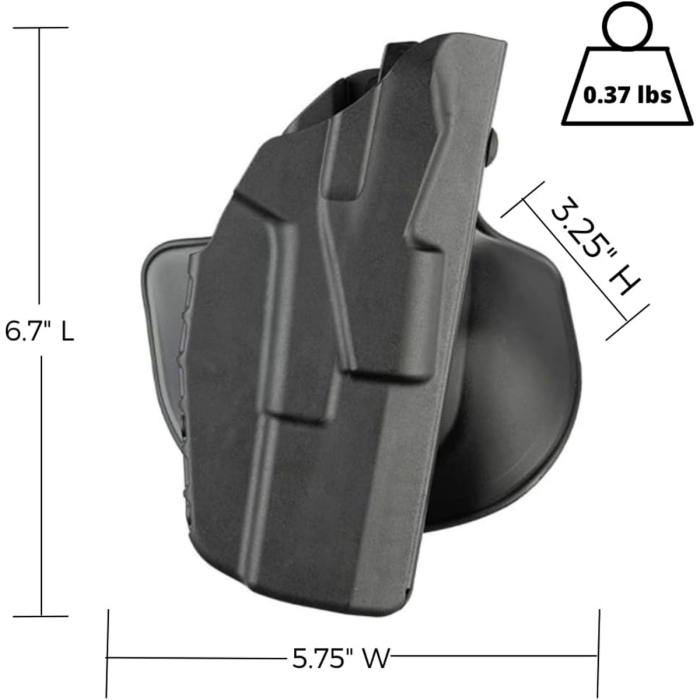 Outside the Waistband (OWB) Retention Holster with Paddle & Belt Loop