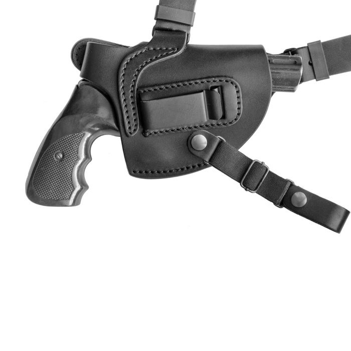 Modular Leather Shoulder Holster for Revolver