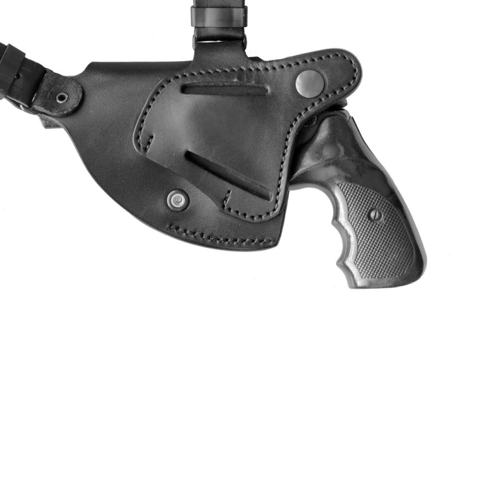Modular Leather Shoulder Holster for Revolver