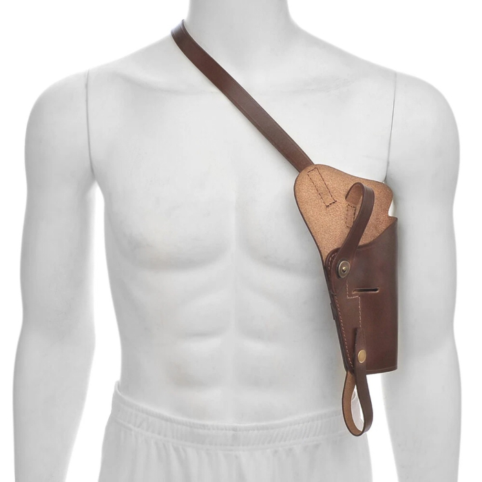 Brown Leather Military Shoulder Holster