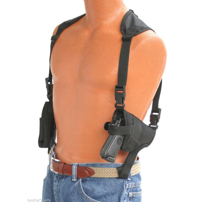 Black Bulldog Deluxe Horizontal Shoulder Holster