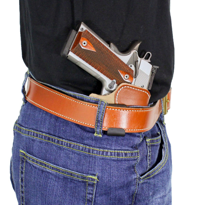 Soft Suede IWB Tuckable Holster with Adjustable Cant