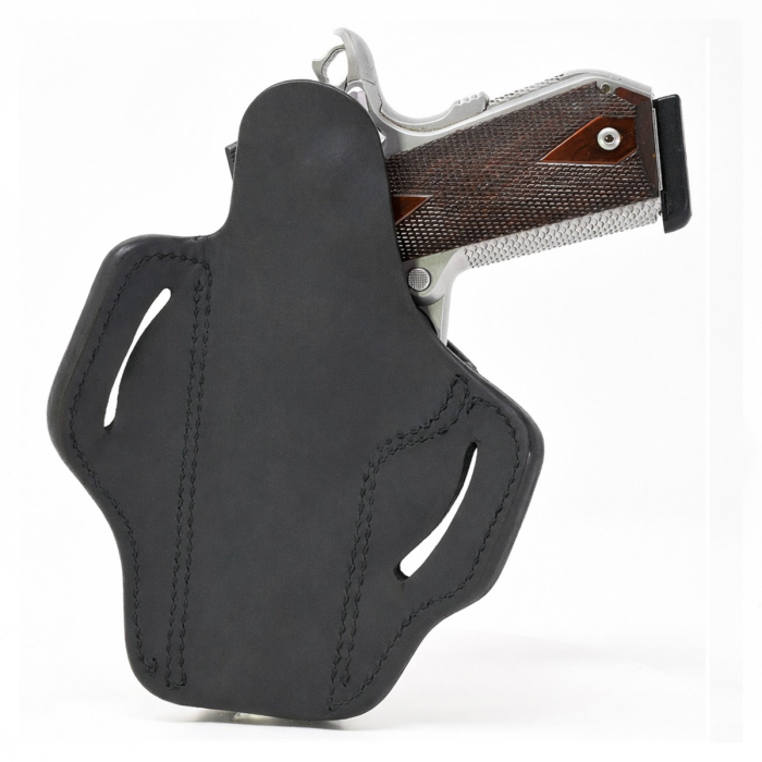 Stealth Black Leather 1911 OWB Holster