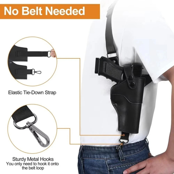 Tactical Concealed Gun Underarm Hidden Black Shoulder Holster