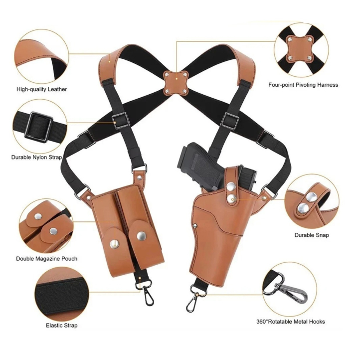 Tactical Concealed Gun Underarm Hidden Shoulder Holster
