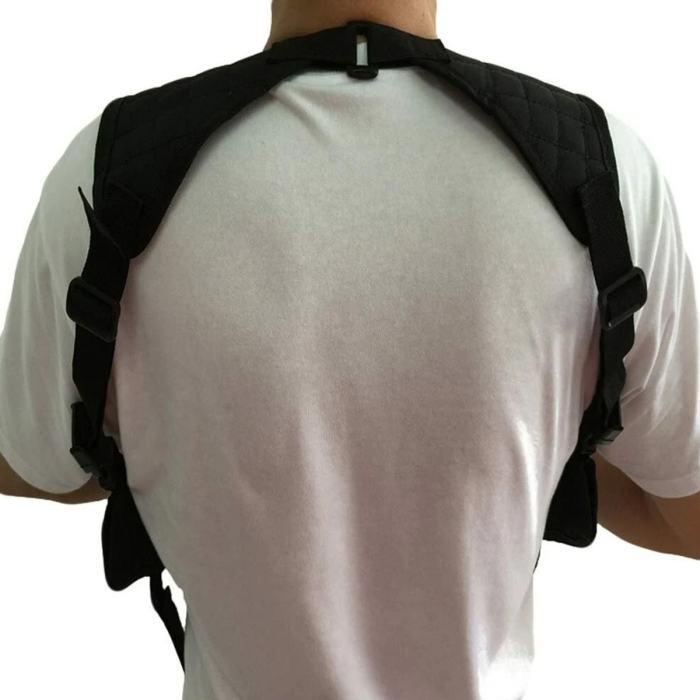 Black Tactical Double Pistol Underarm Shoulder Holster