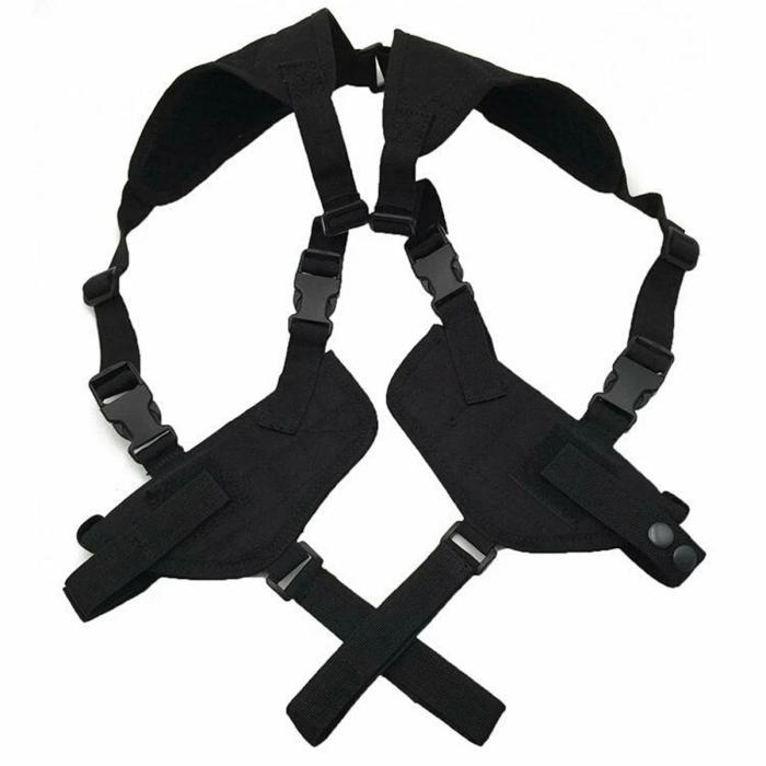 Black Tactical Double Pistol Underarm Shoulder Holster