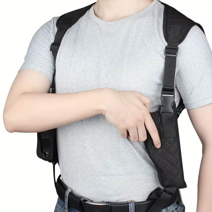 Tactical Nylon Shoulder Holster with Magazine Pouch