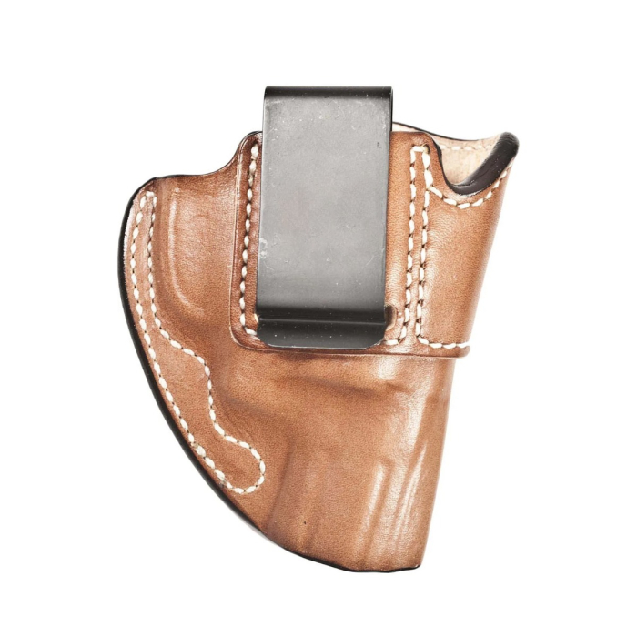 Tan Leather IWB Holster With Reinforced Top