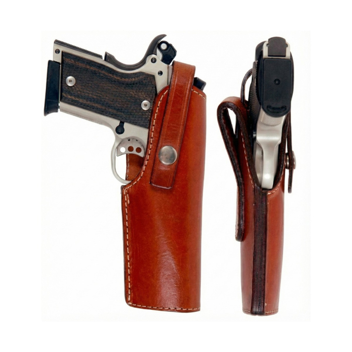 1911 Leather Holster with Hammer Strap Retention