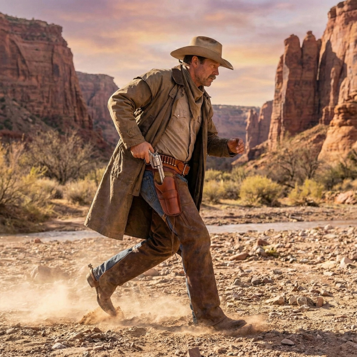 The Duke Rig Cross-Draw Holster for Colt SAA 1873