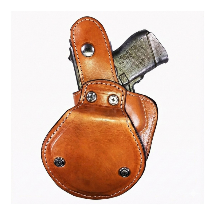 Leather Paddle Holster with Thumb Break